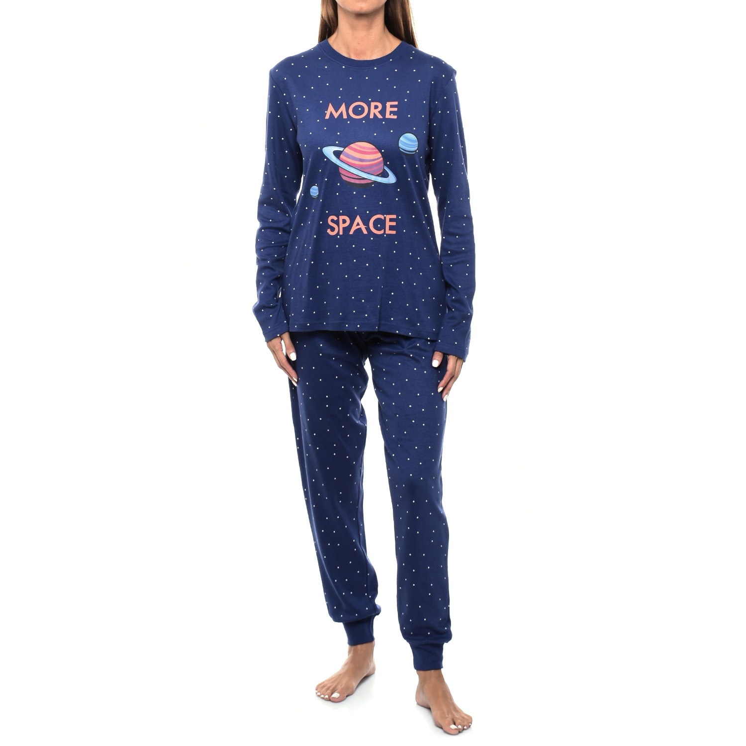 Pijama de Manga Comprida Azul