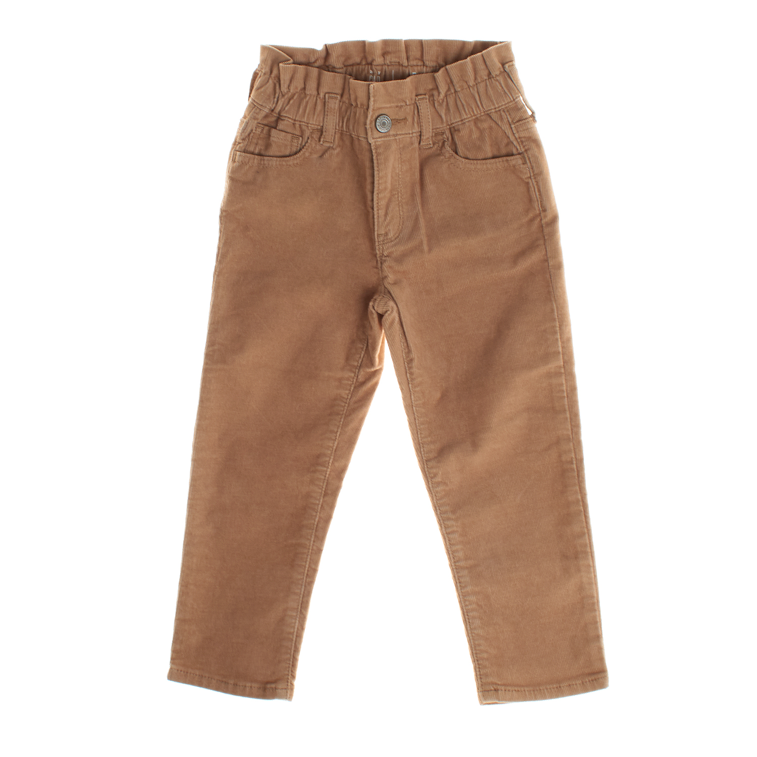 Calças de Ganga Mom Menina Castanho