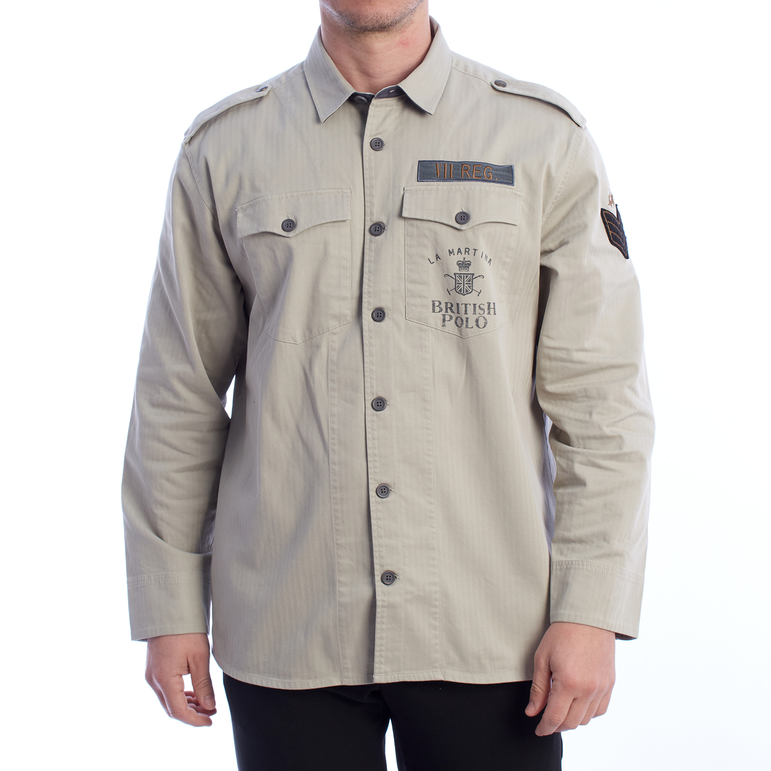 Camisa Homem Regular Fit Bege