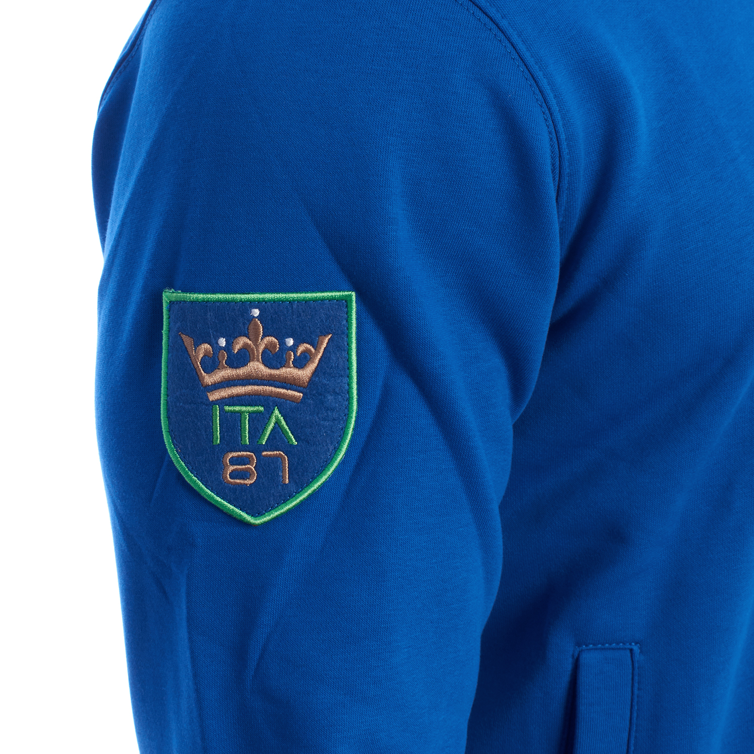 Sweatshirt Homem com Fecho Azul