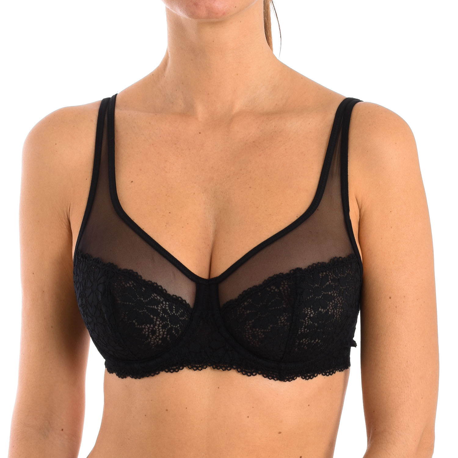 Soutien Senhora com Aros e sem Espuma Preto