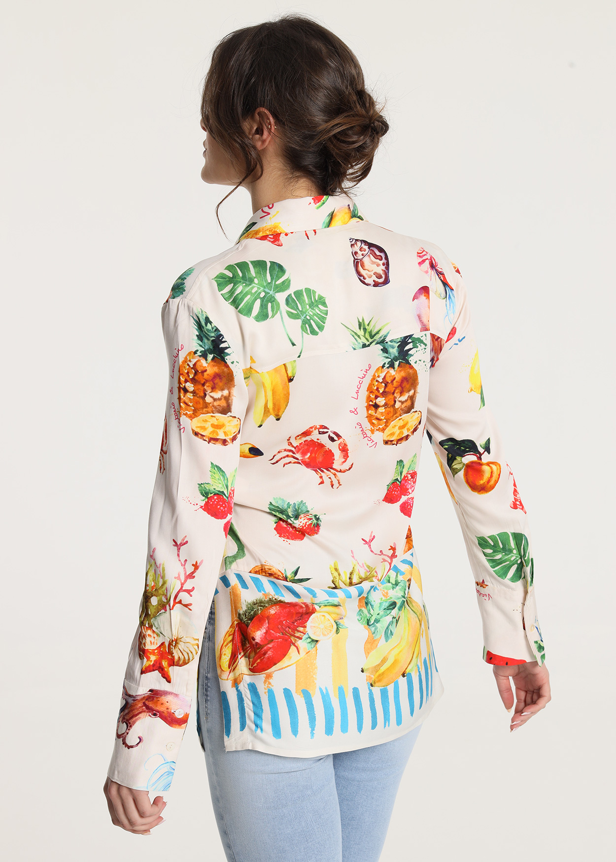 Camisa Senhora Multicolorido