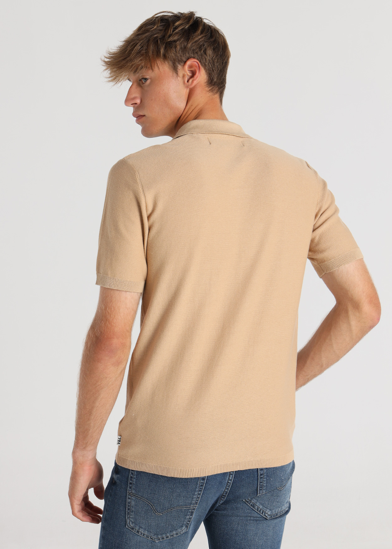 Pólo Homem Castanho