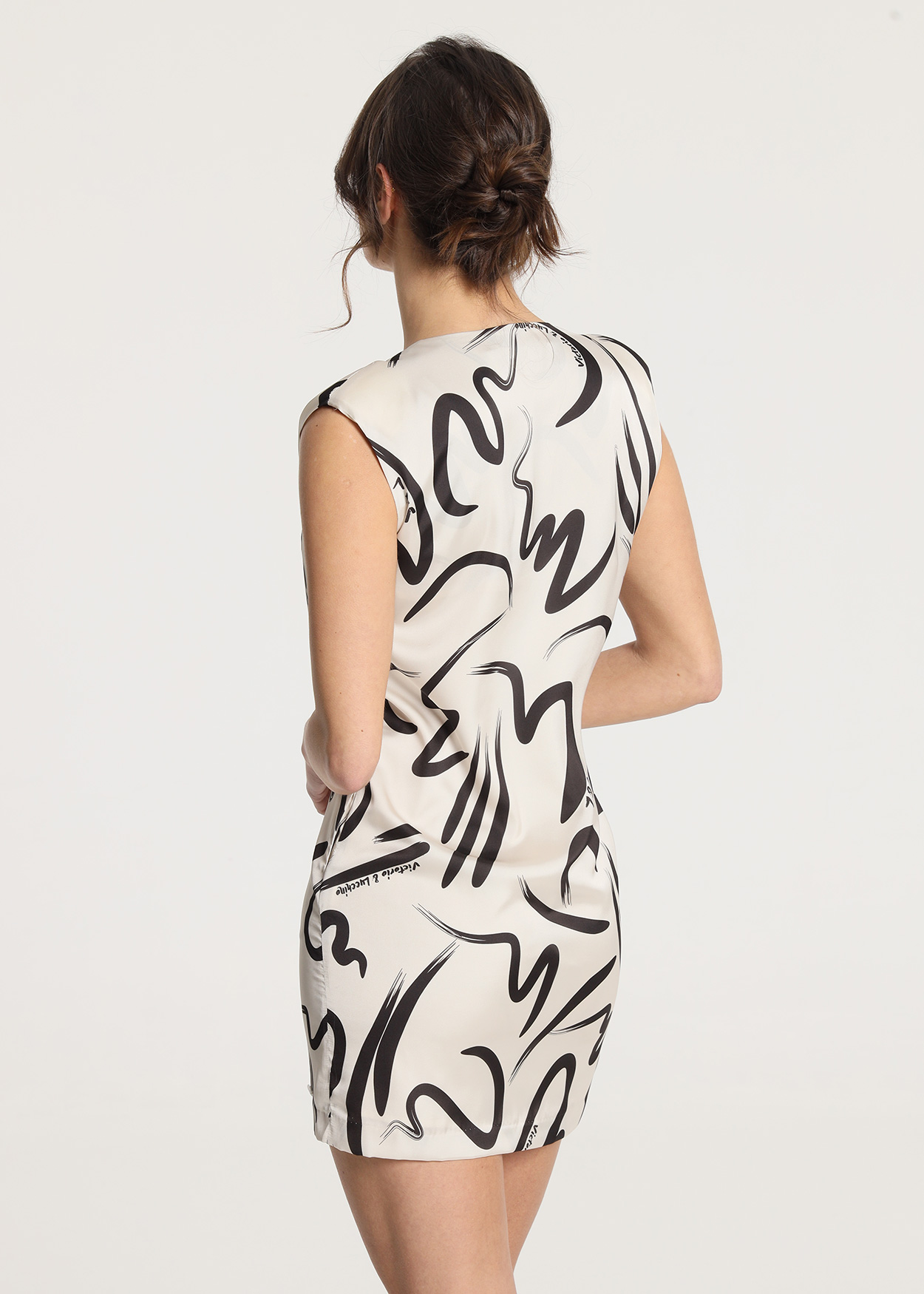 Vestido Curto Senhora Multicolorido