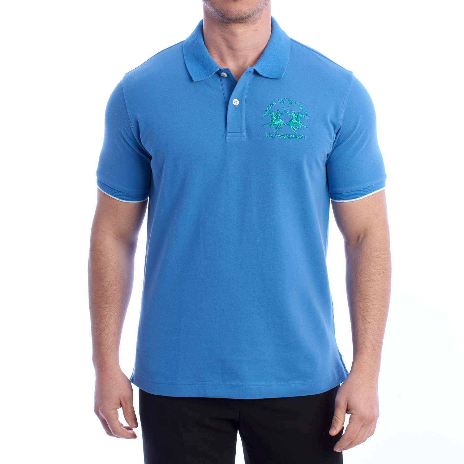 Pólo Homem Regular Fit Azul