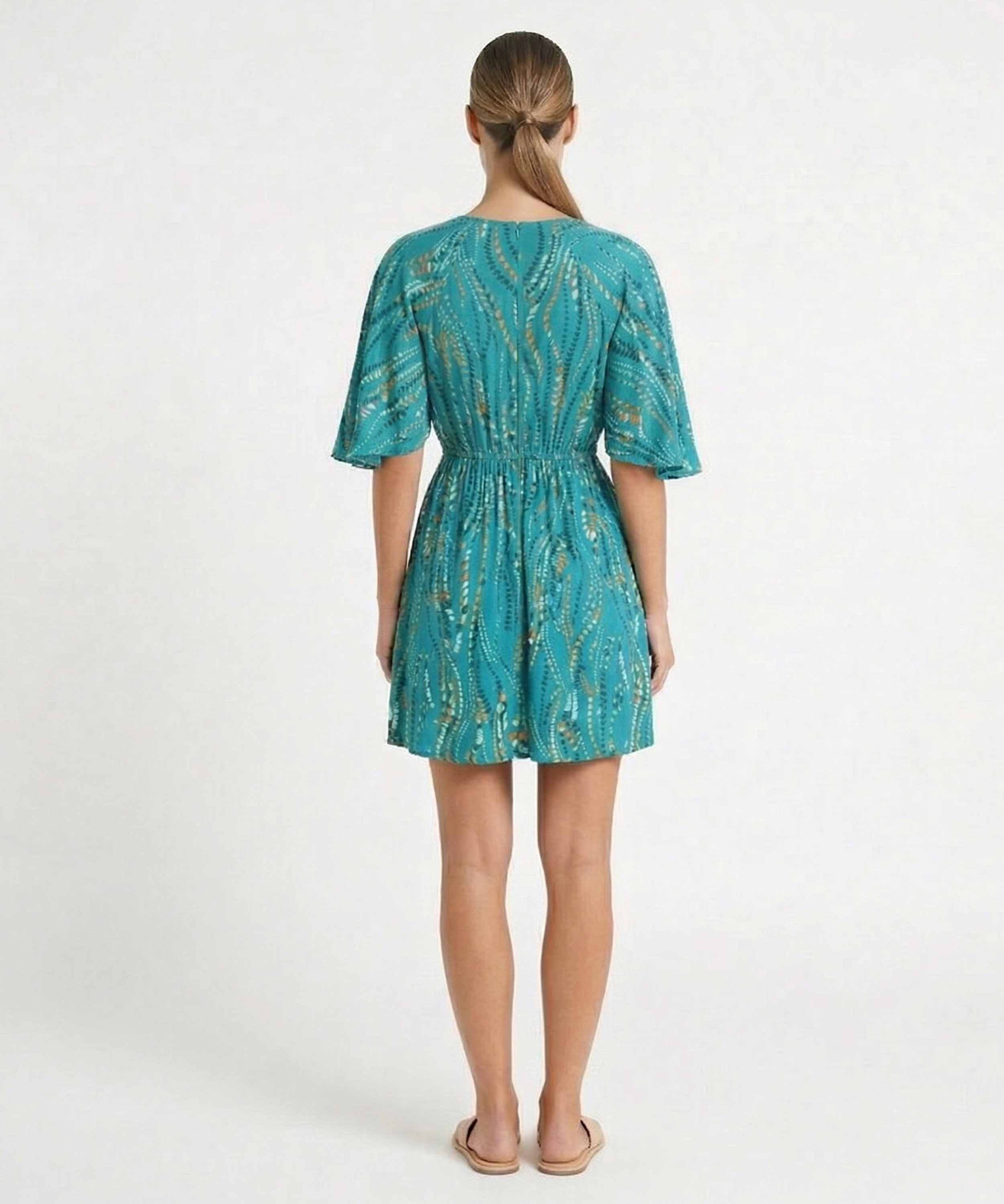 Vestido Curto Rain Verde