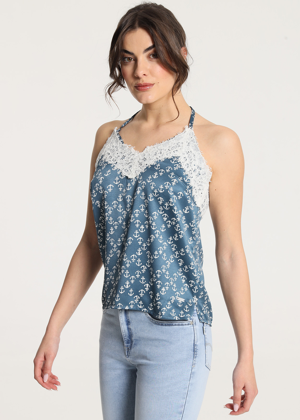 Top Senhora Multicolorido