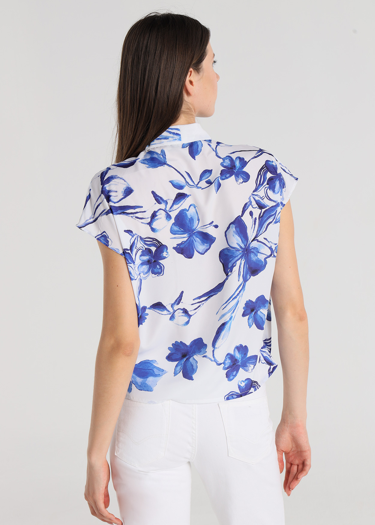 Blusa Floral Senhora Multicolorido