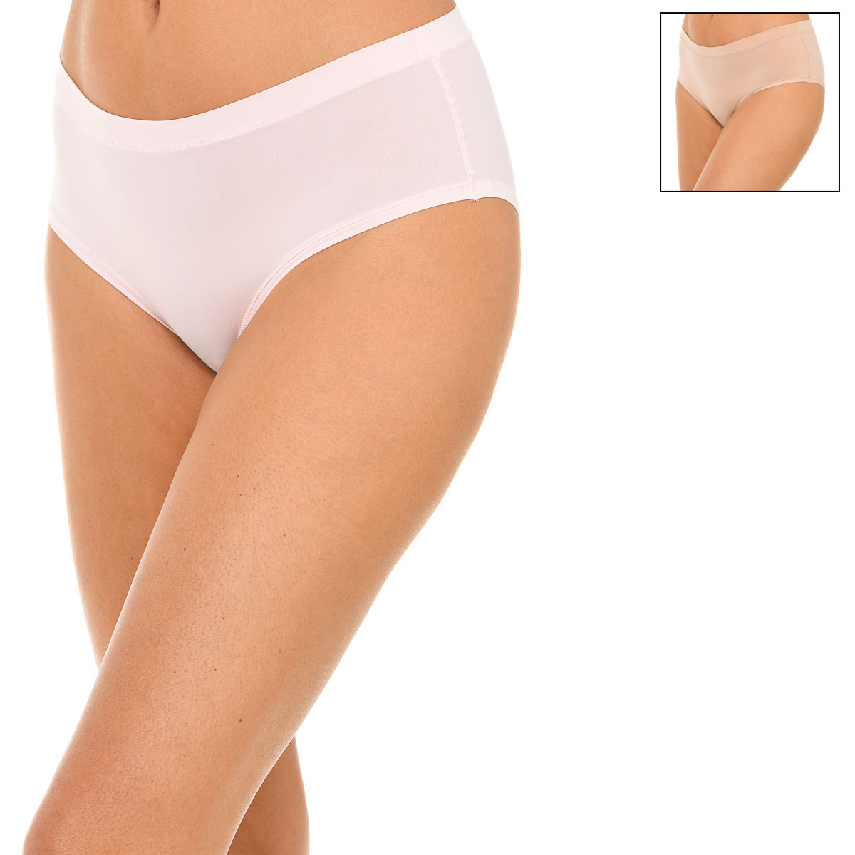 Pack 2 Culottes Senhora Bege e Rosa