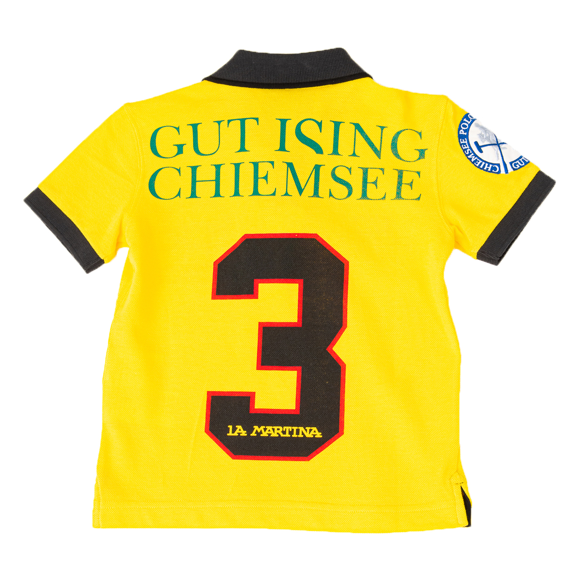 Pólo Menino Amarelo e Preto