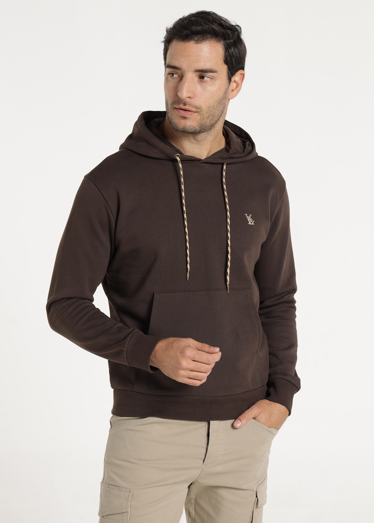 Sweatshirt Homem Castanho