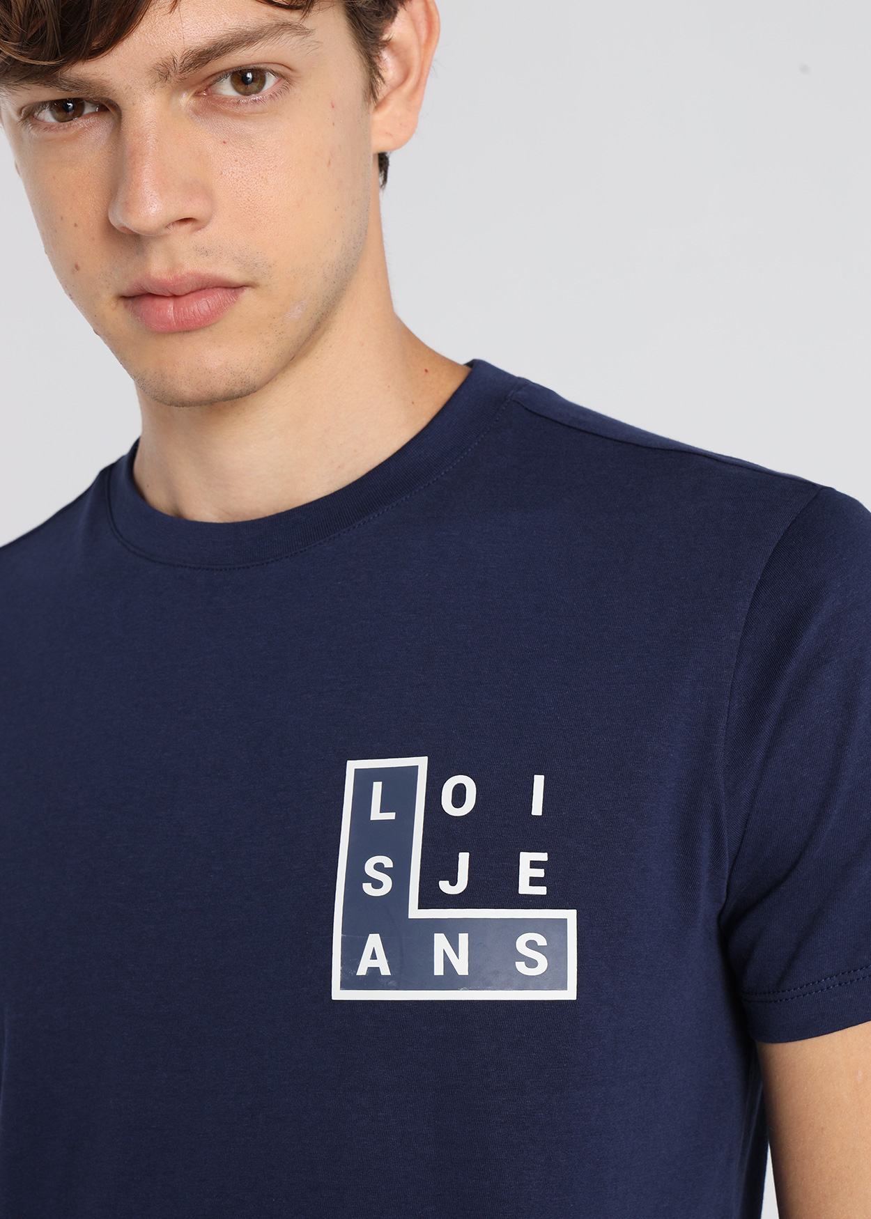 T-Shirt Gráfica Homem Azul