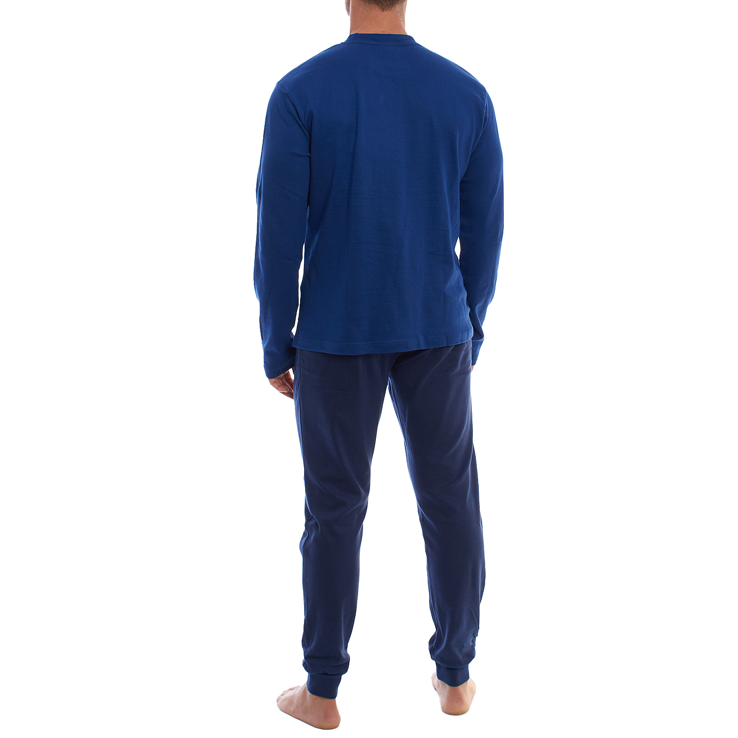 Pijama de Manga Comprida Azul