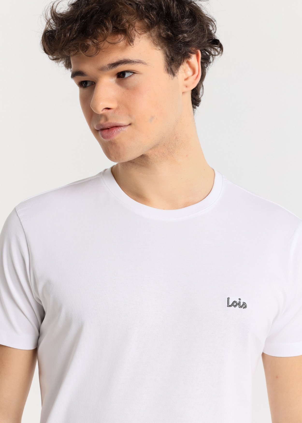 T-Shirt básica Homem Branco