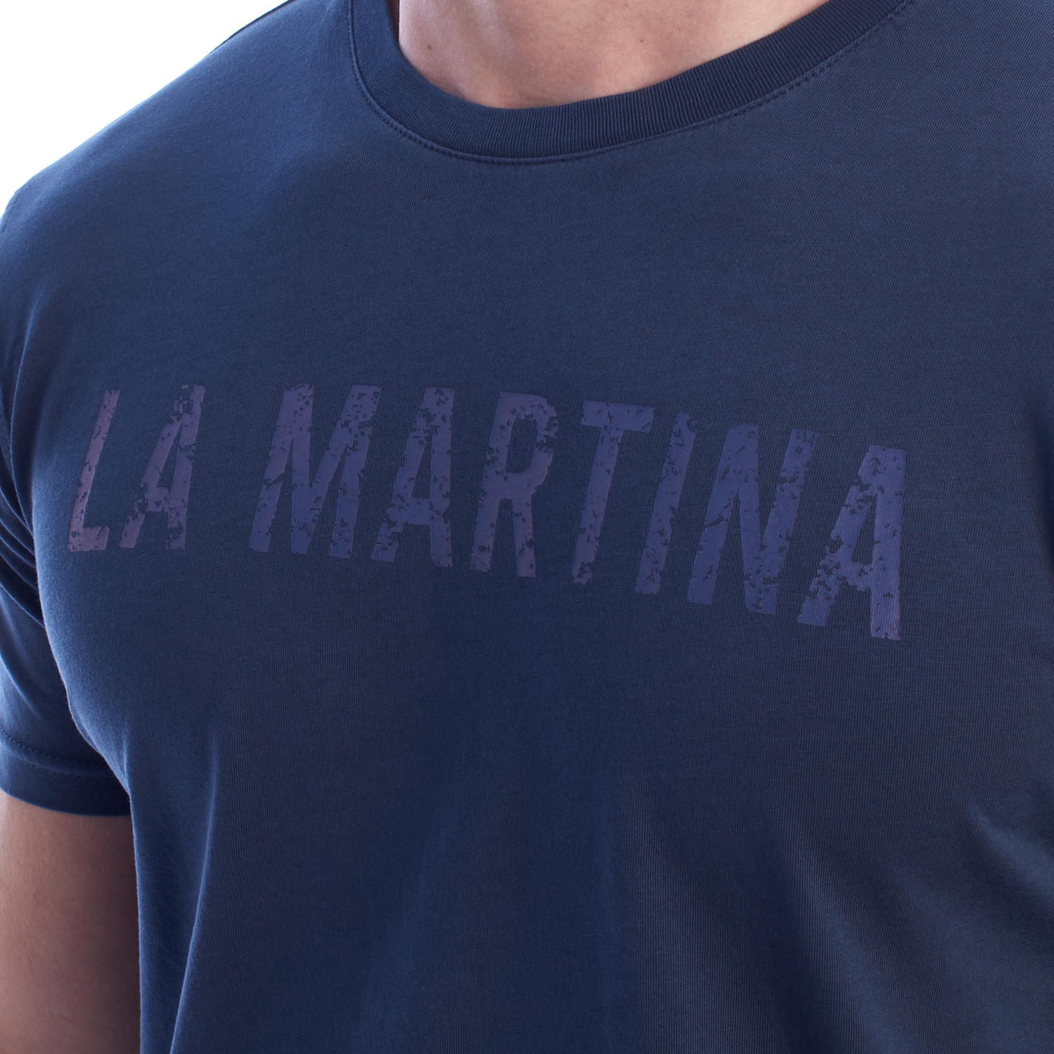 T-Shirt Homem Regular Fit Azul Escuro