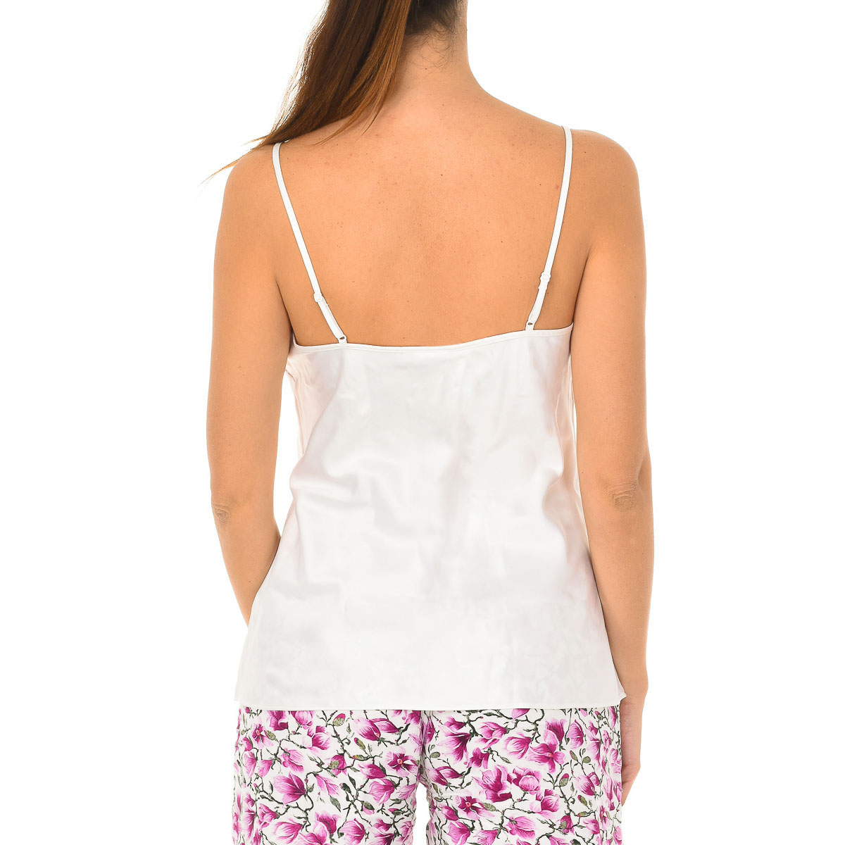 Top Cetim Senhora Branco