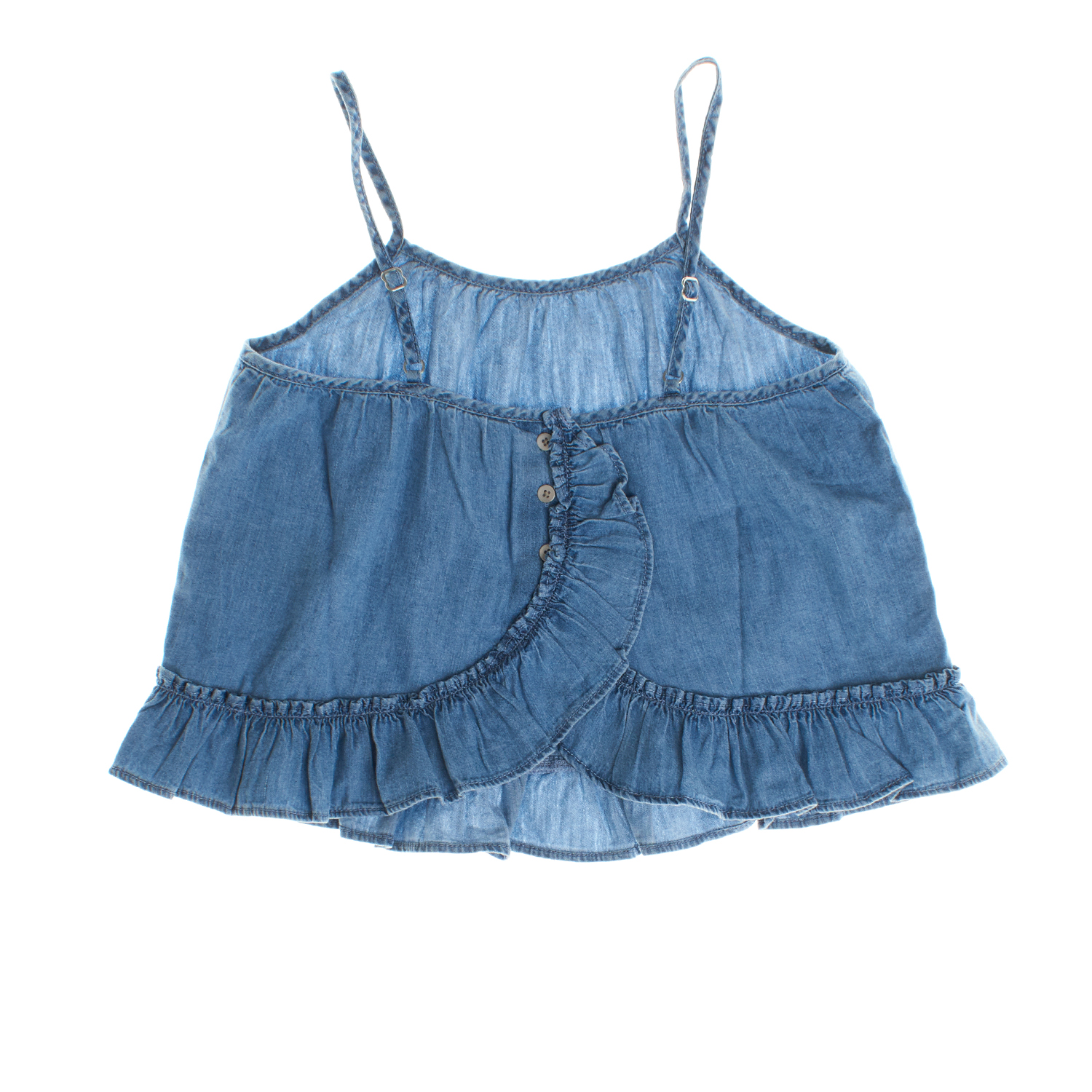 Top de Alças Menina Azul