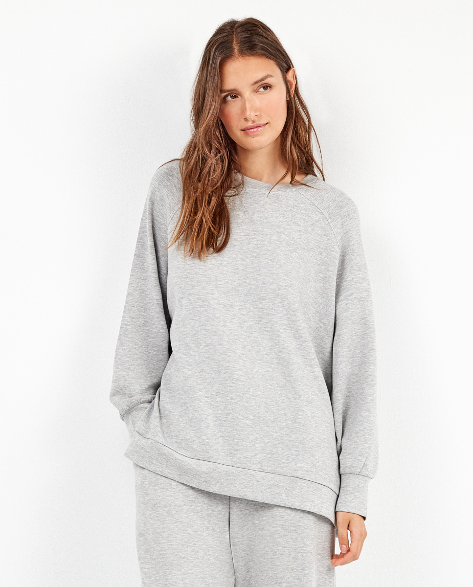 Sweatshirt oversized Cinzento