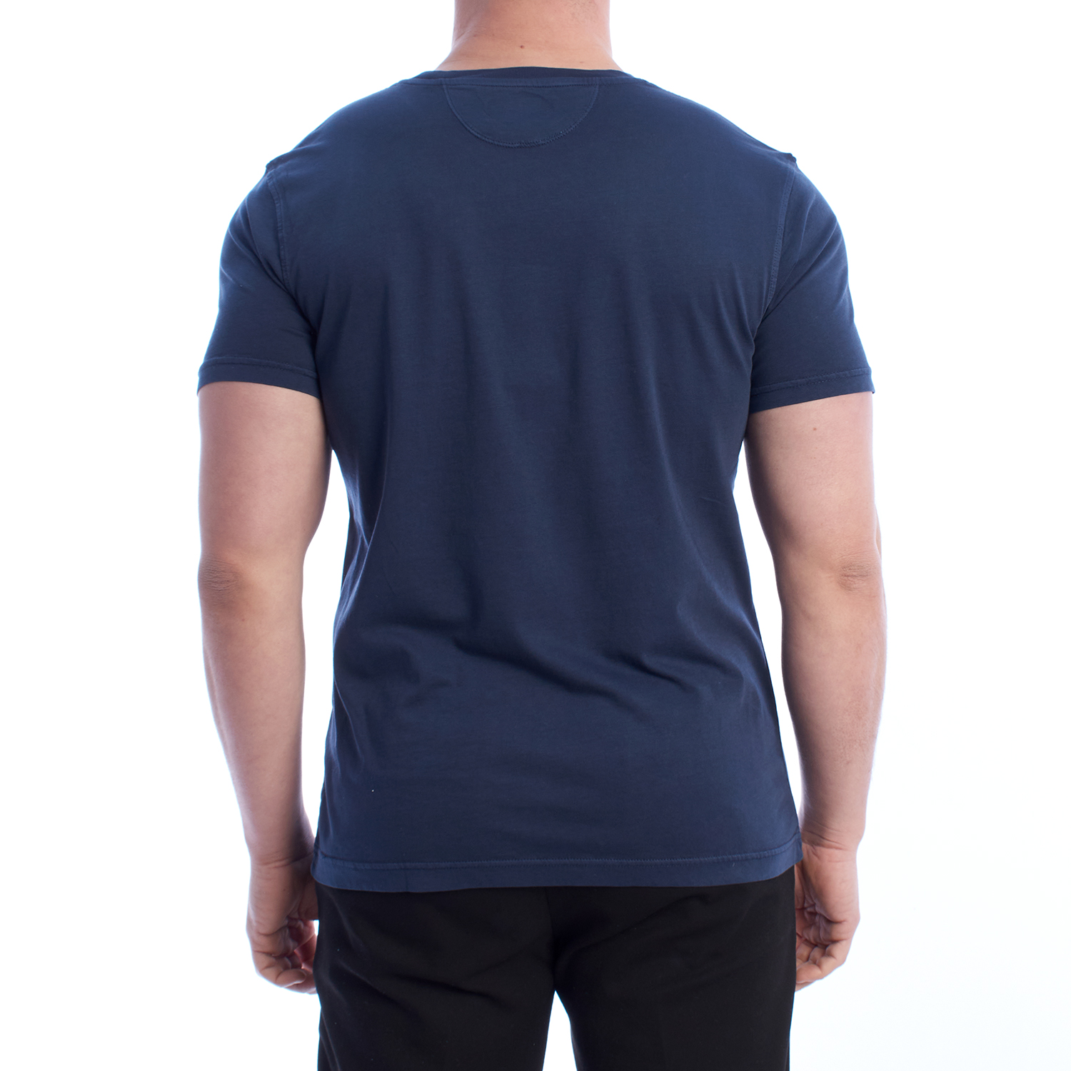 T-Shirt Homem Regular Fit Azul Escuro