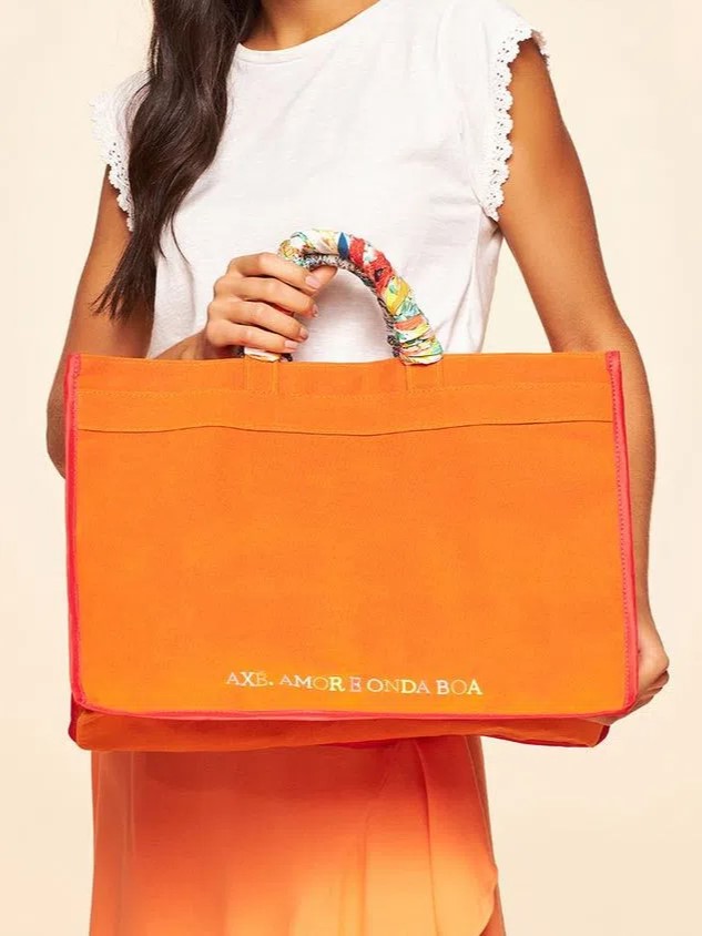 Bolsa de Mão Laranja