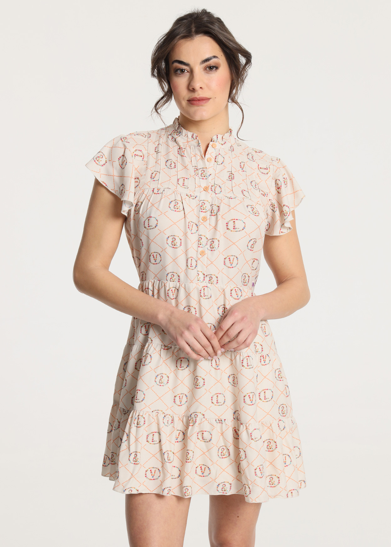 Vestido Baby Doll Senhora Multicolorido