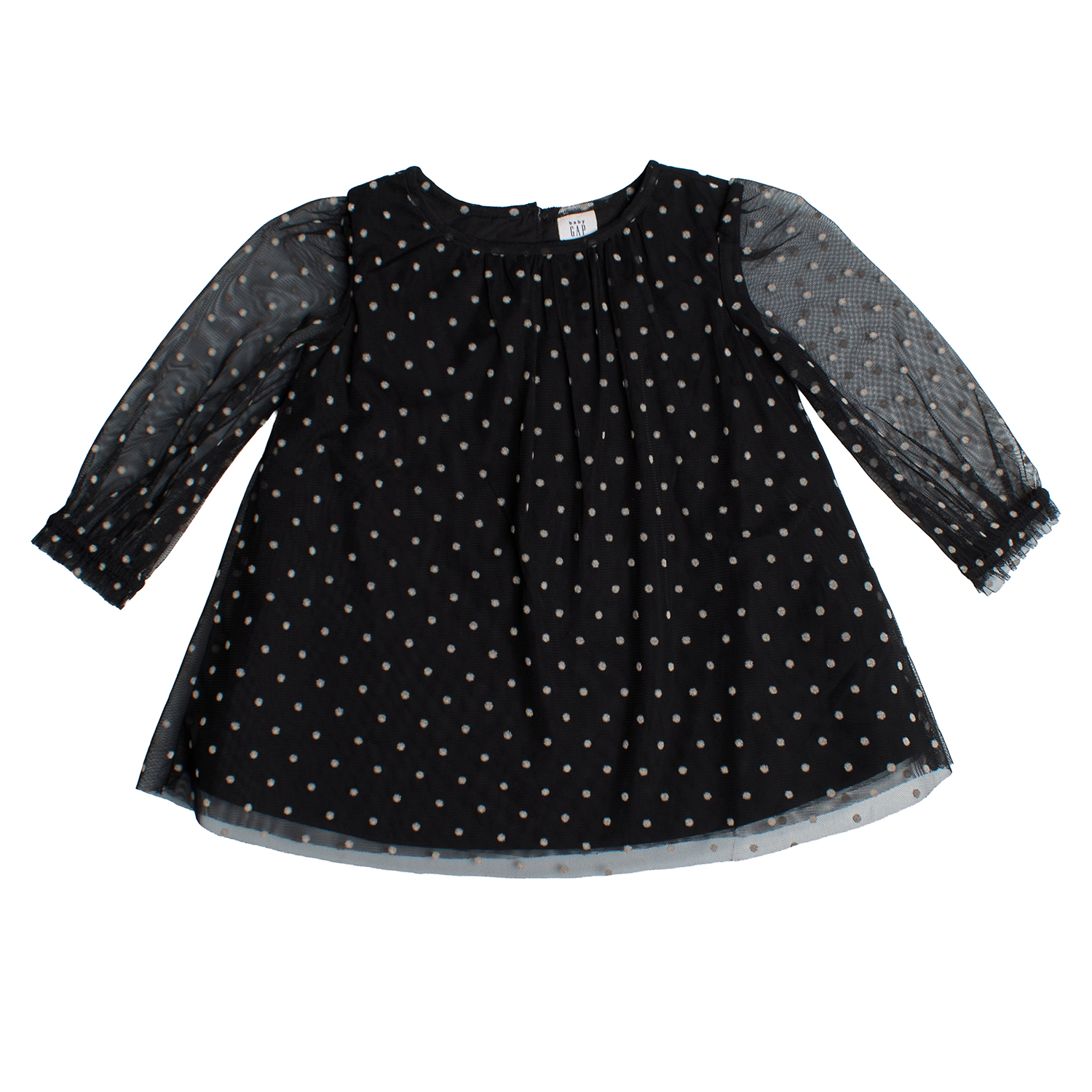 Vestido de Tule Menina Preto