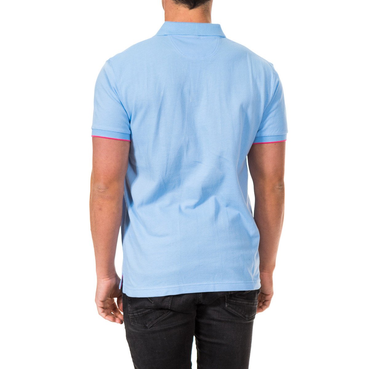 Pólo Homem Azul Claro