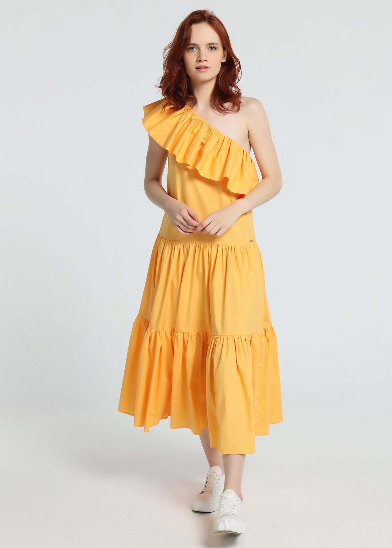 Vestido Boho Senhora Amarelo