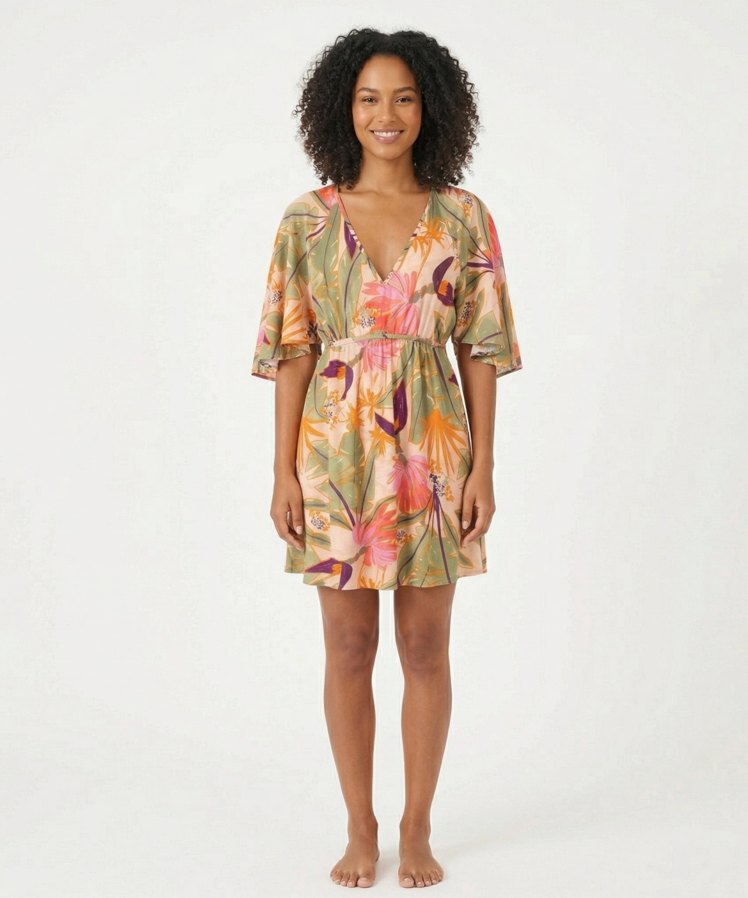 Vestido Curto Oasis Multicolor