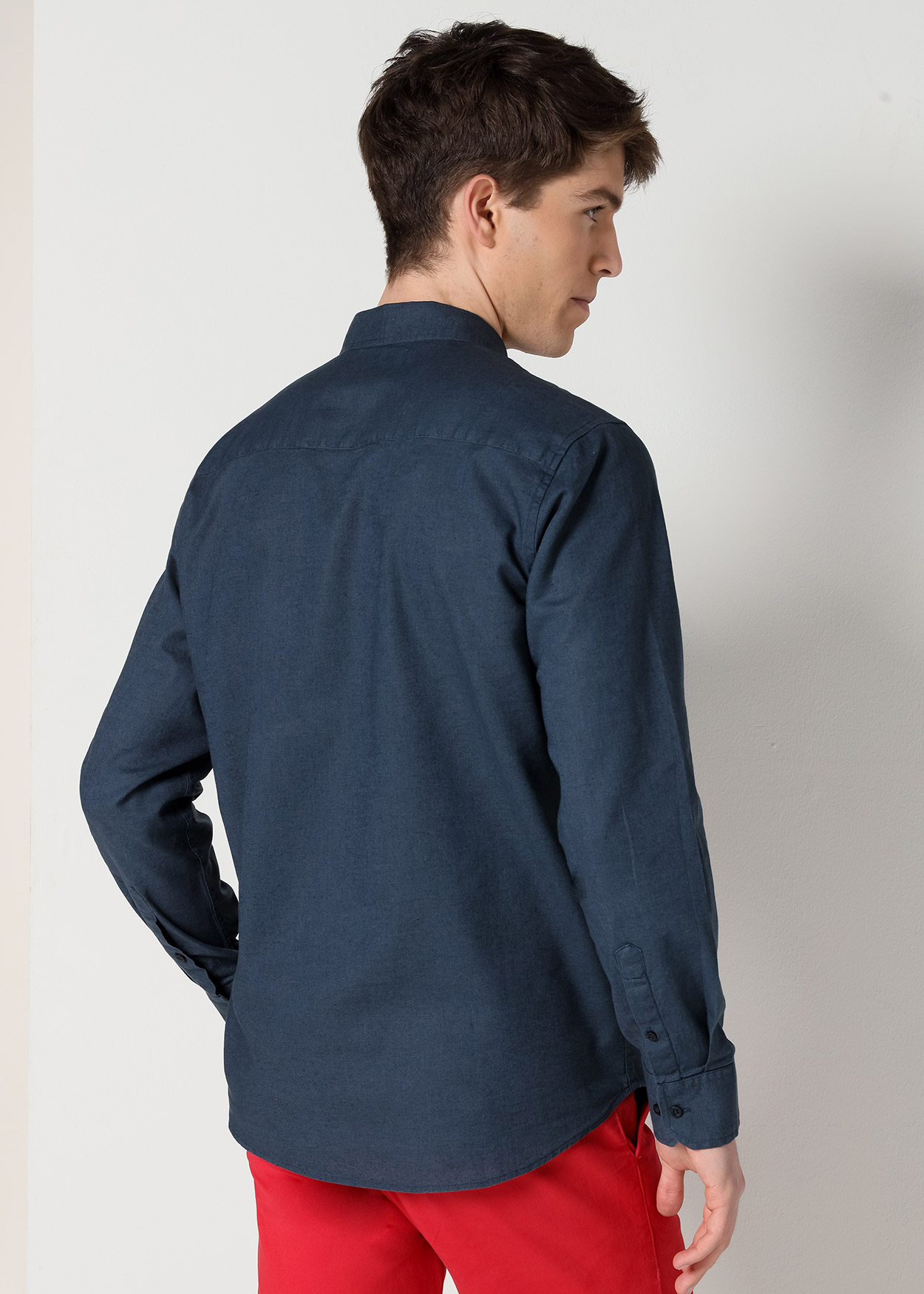 Camisa de manga comprida Azul