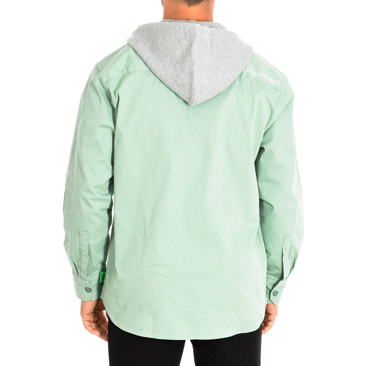 Casaco Homem com Capuz Verde