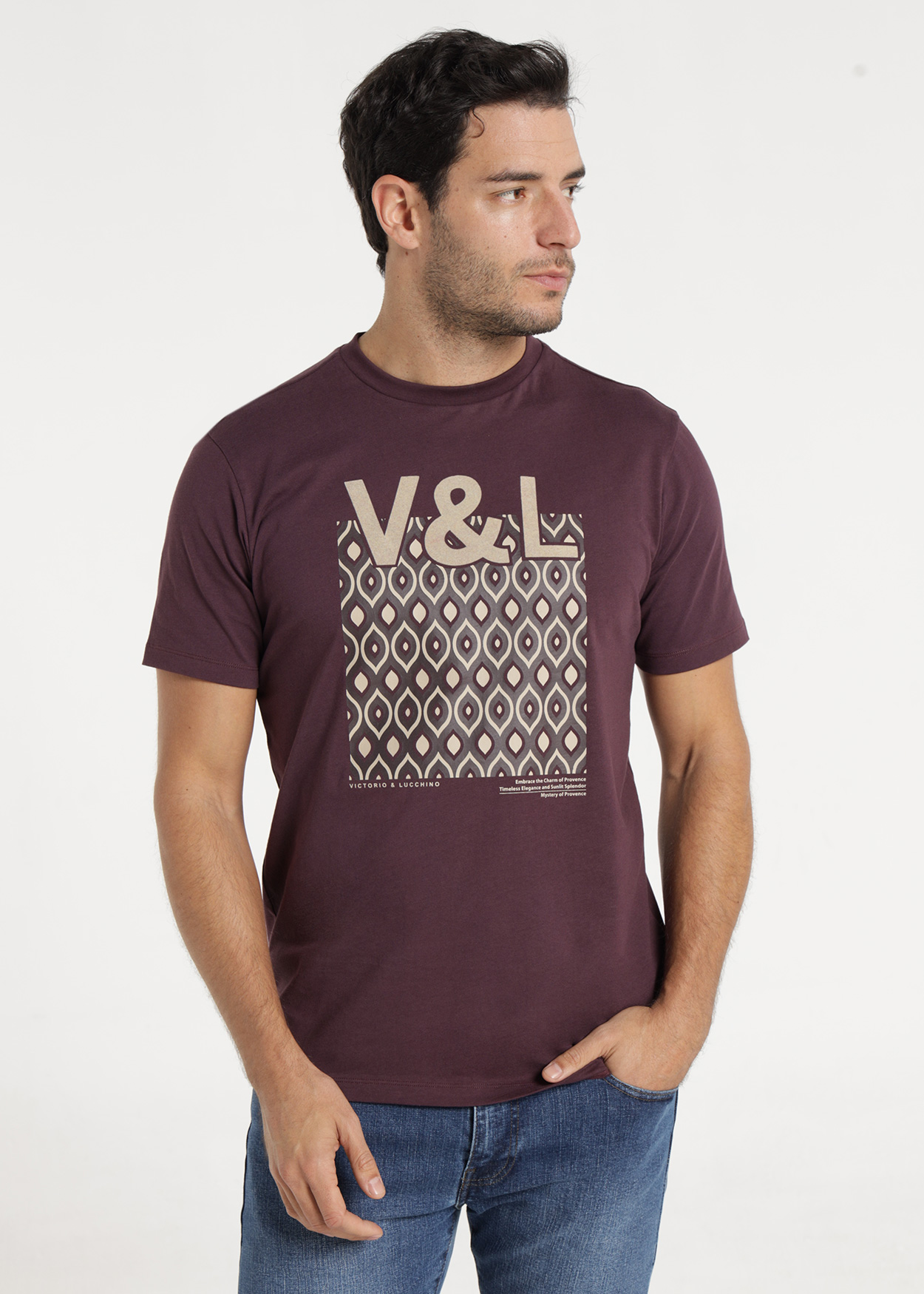 T-Shirt Homem Lilás