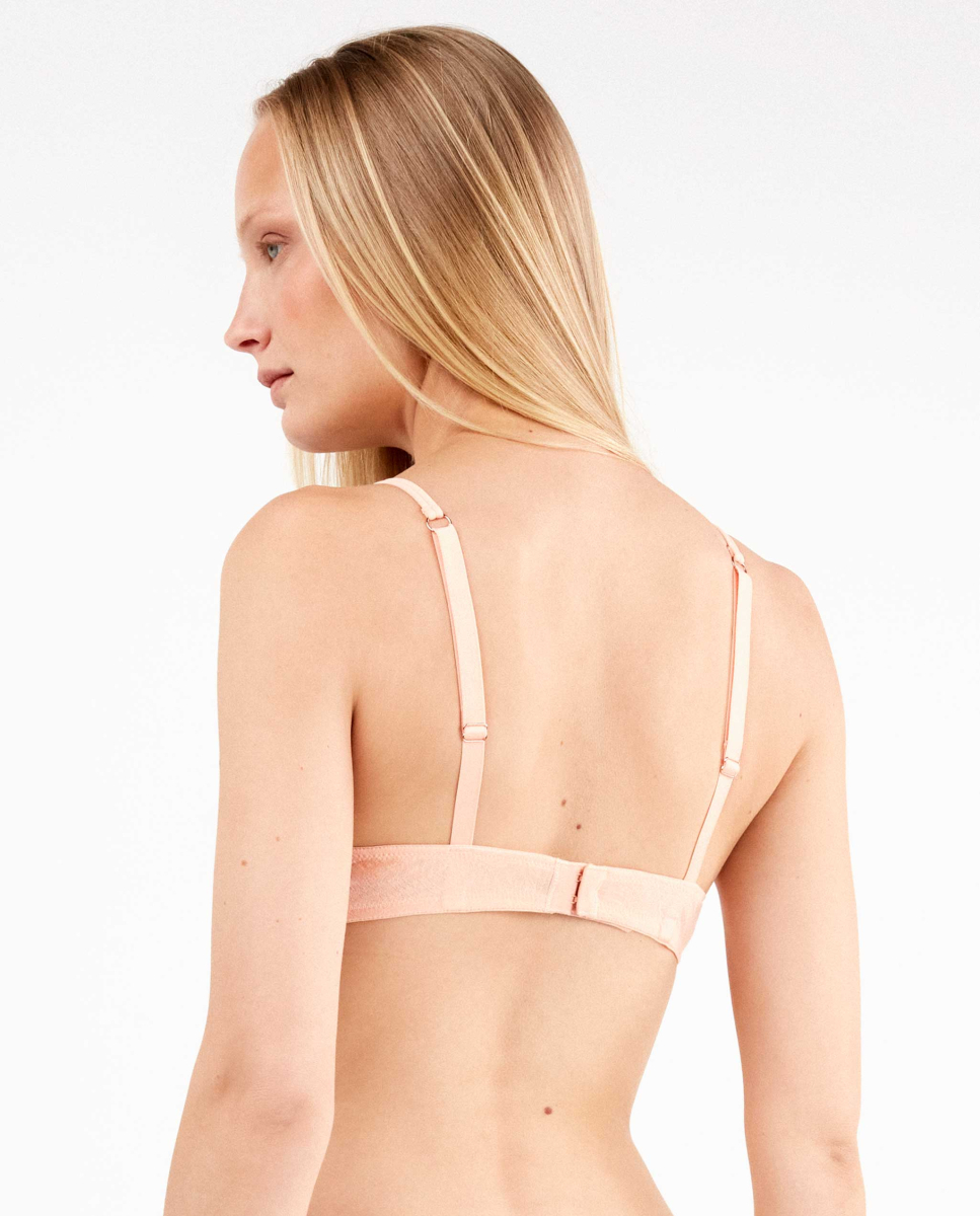 Soutien Push-Up sem aro Rosa claro