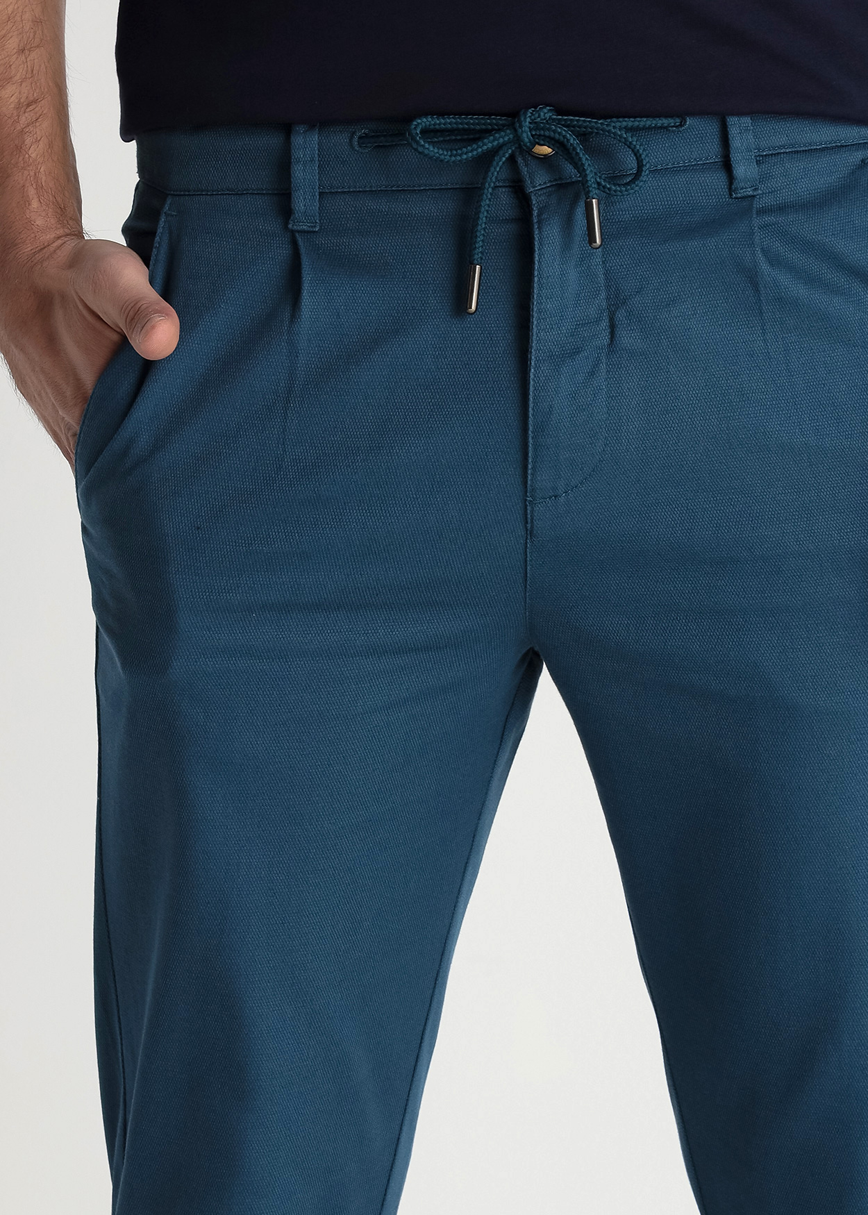 Calças Chino Homem Azul