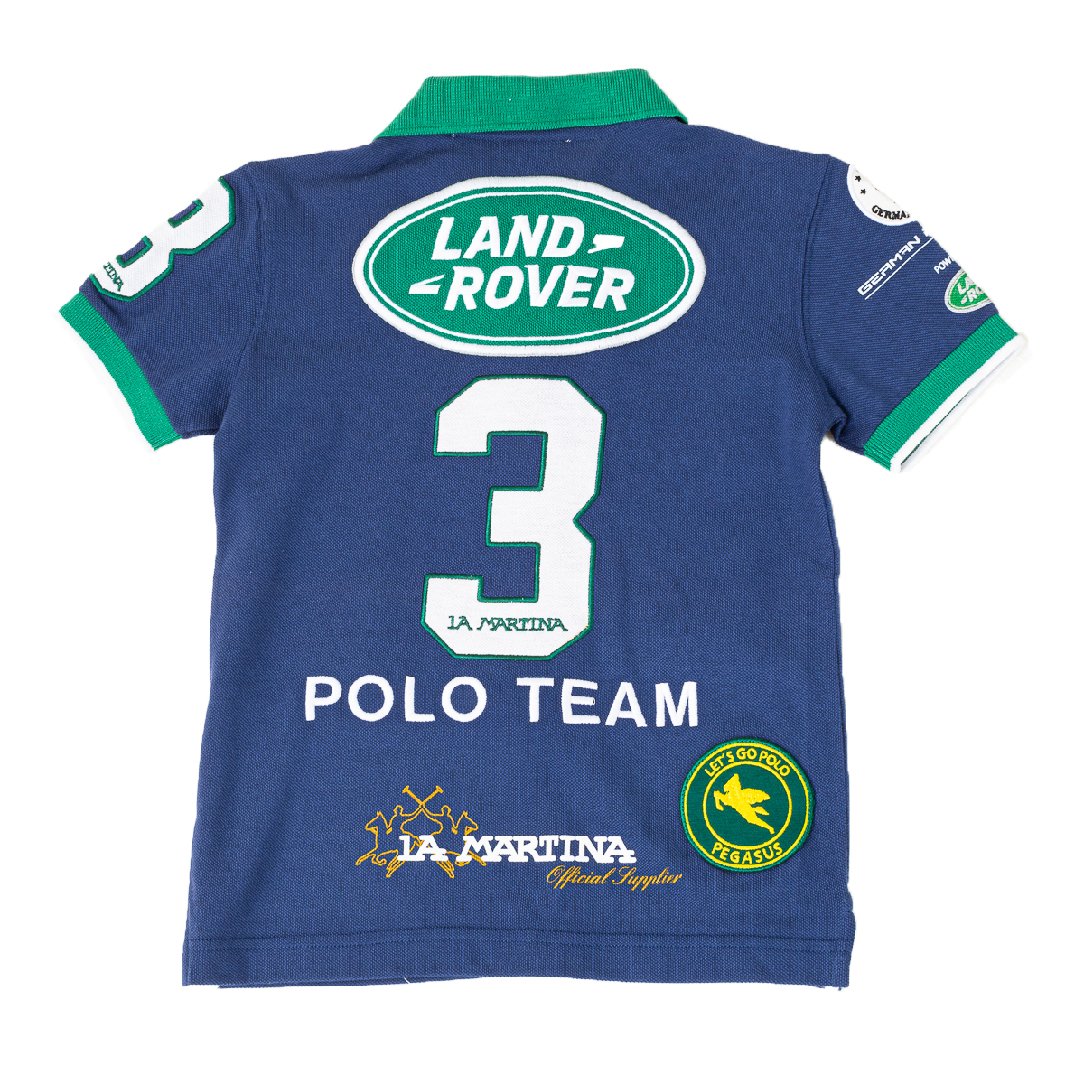 Pólo Menino Azul e Verde