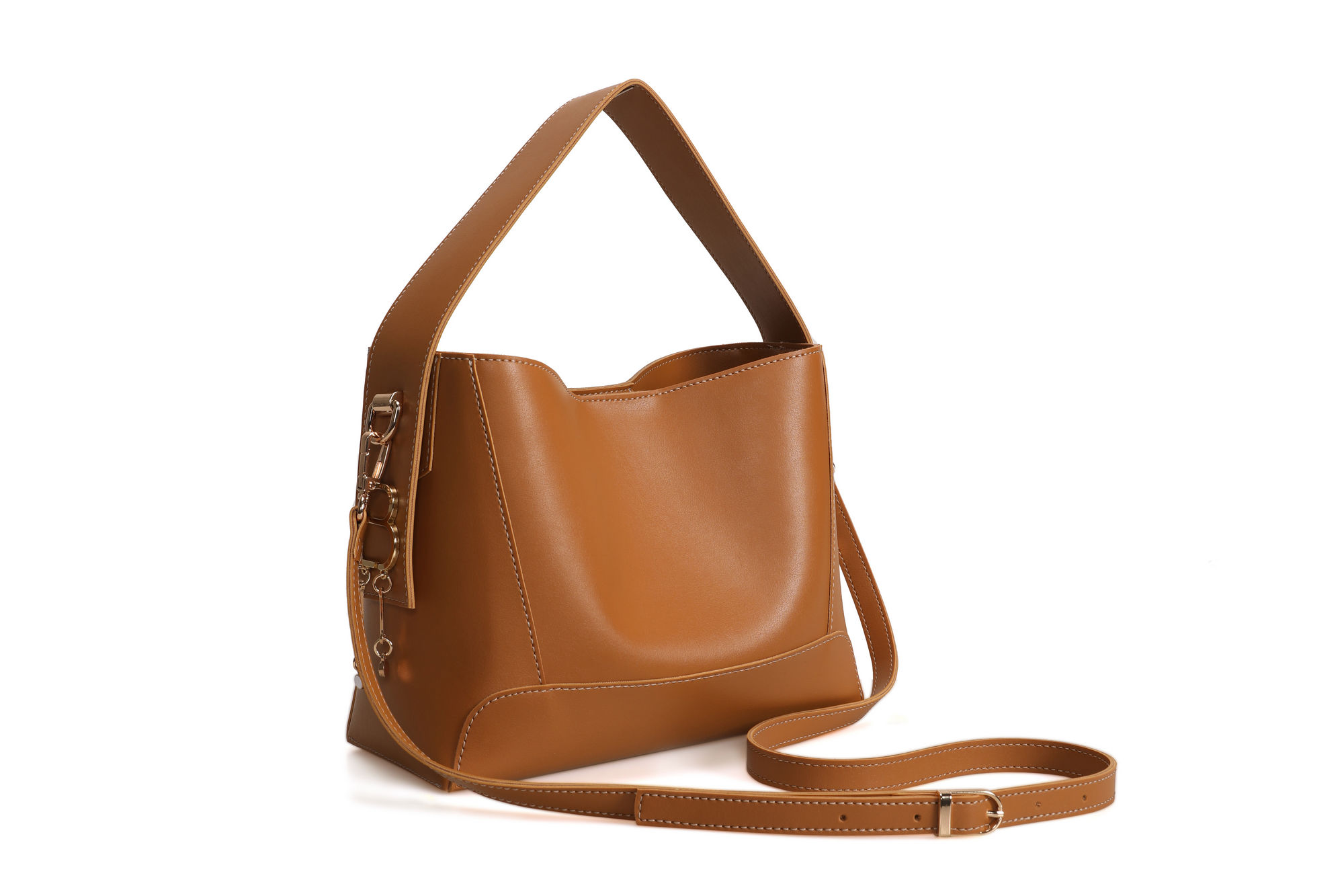 Mala de Ombro Castanho