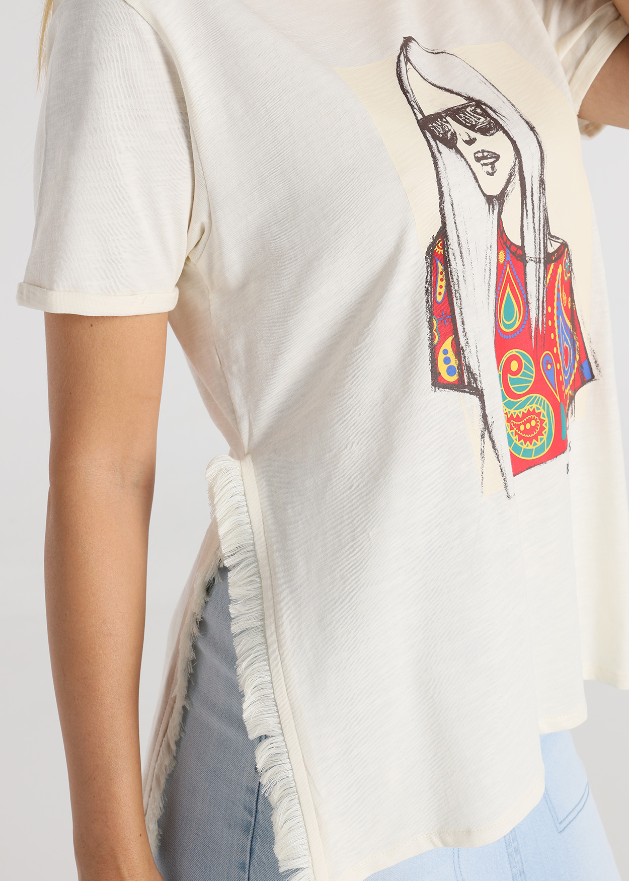 T-Shirt Senhora Bege