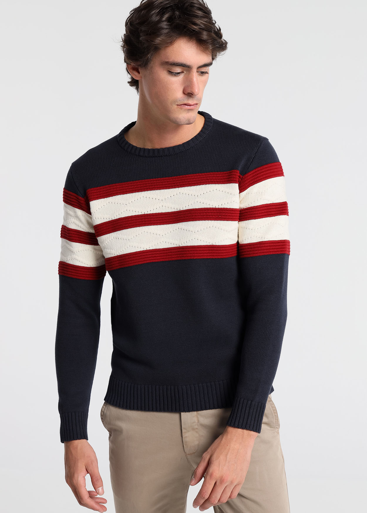 Pullover Ottoman Azul