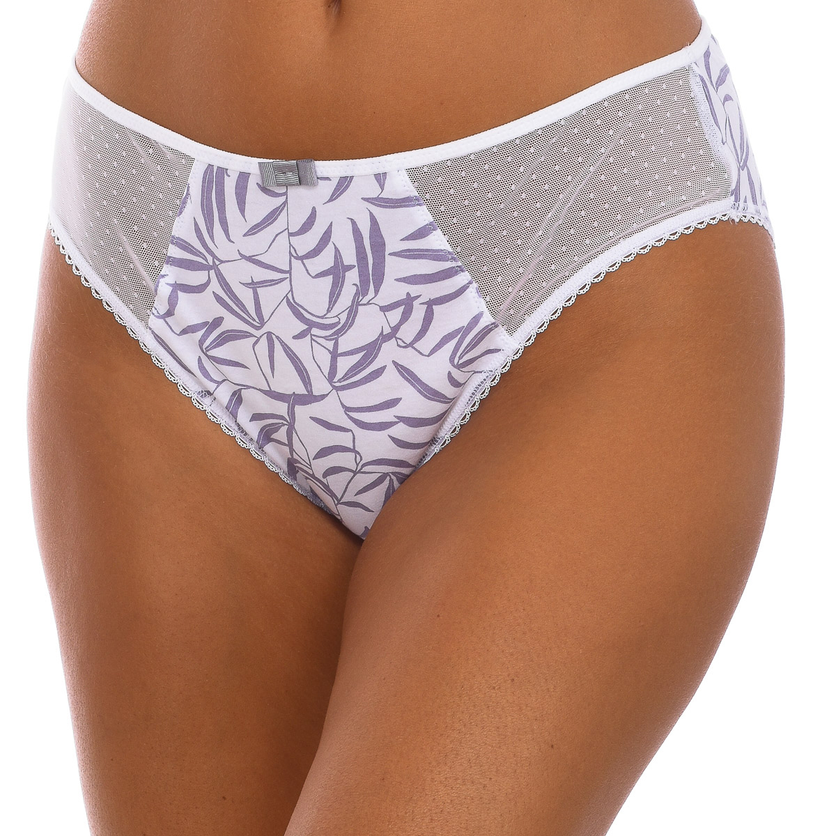 Cuecas Senhora Generous Generous Branco e Roxo