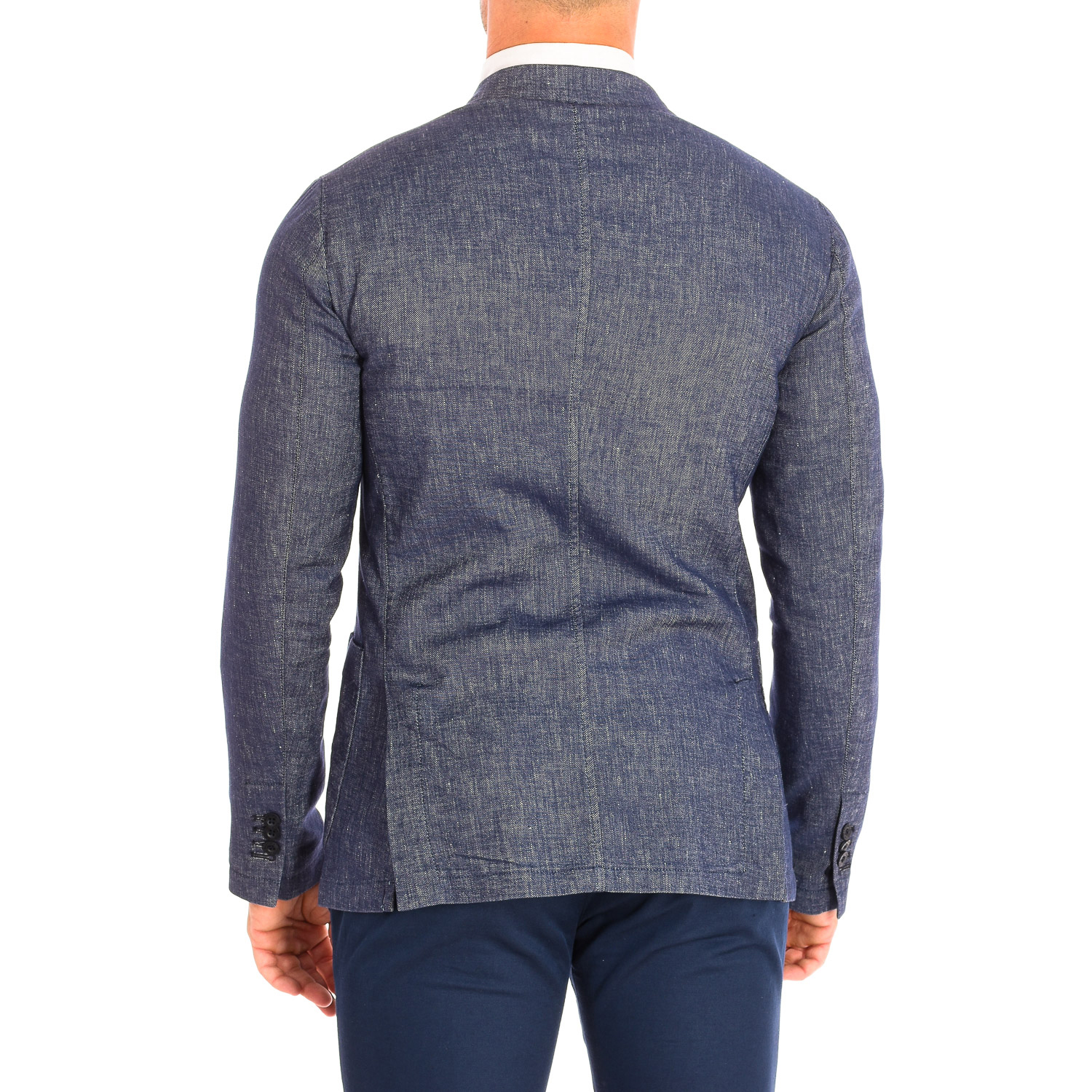 Blazer Homem Regular Fit Azul