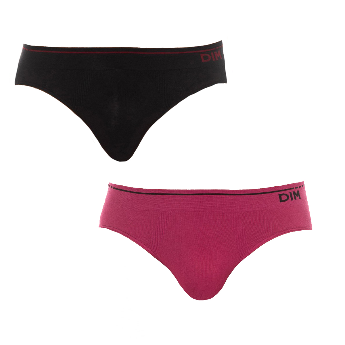 Pack 2 Slips Homem Preto e Rosa