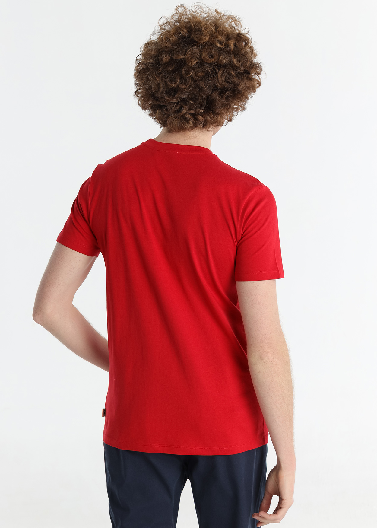T-Shirt Gráfica Homem Vermelho
