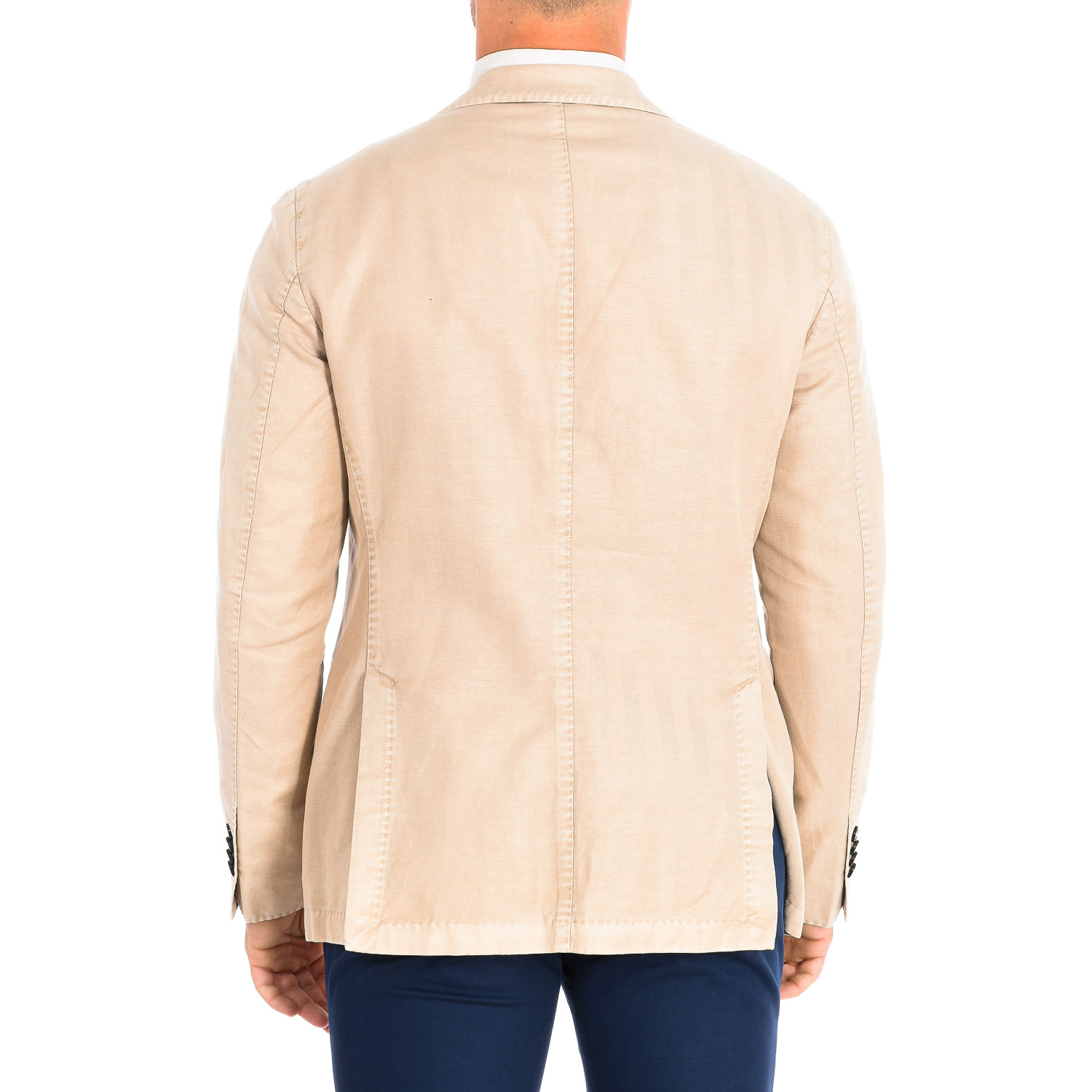 Blazer Homem Regular Fit Bege