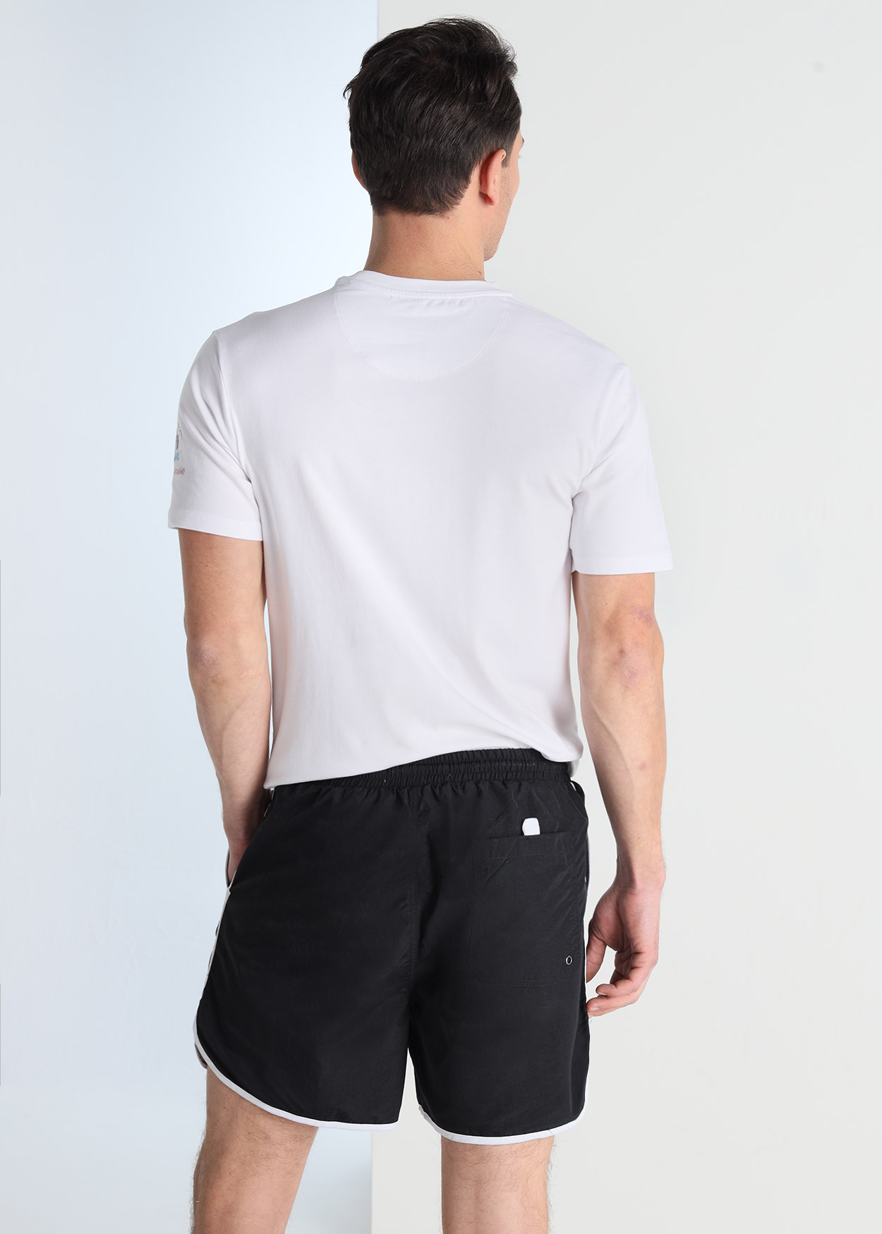 Calções de Banho Homem Preto