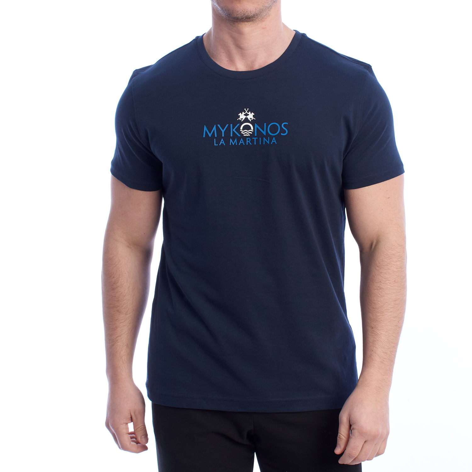 T-Shirt Homem Regular Fit Azul Escuro