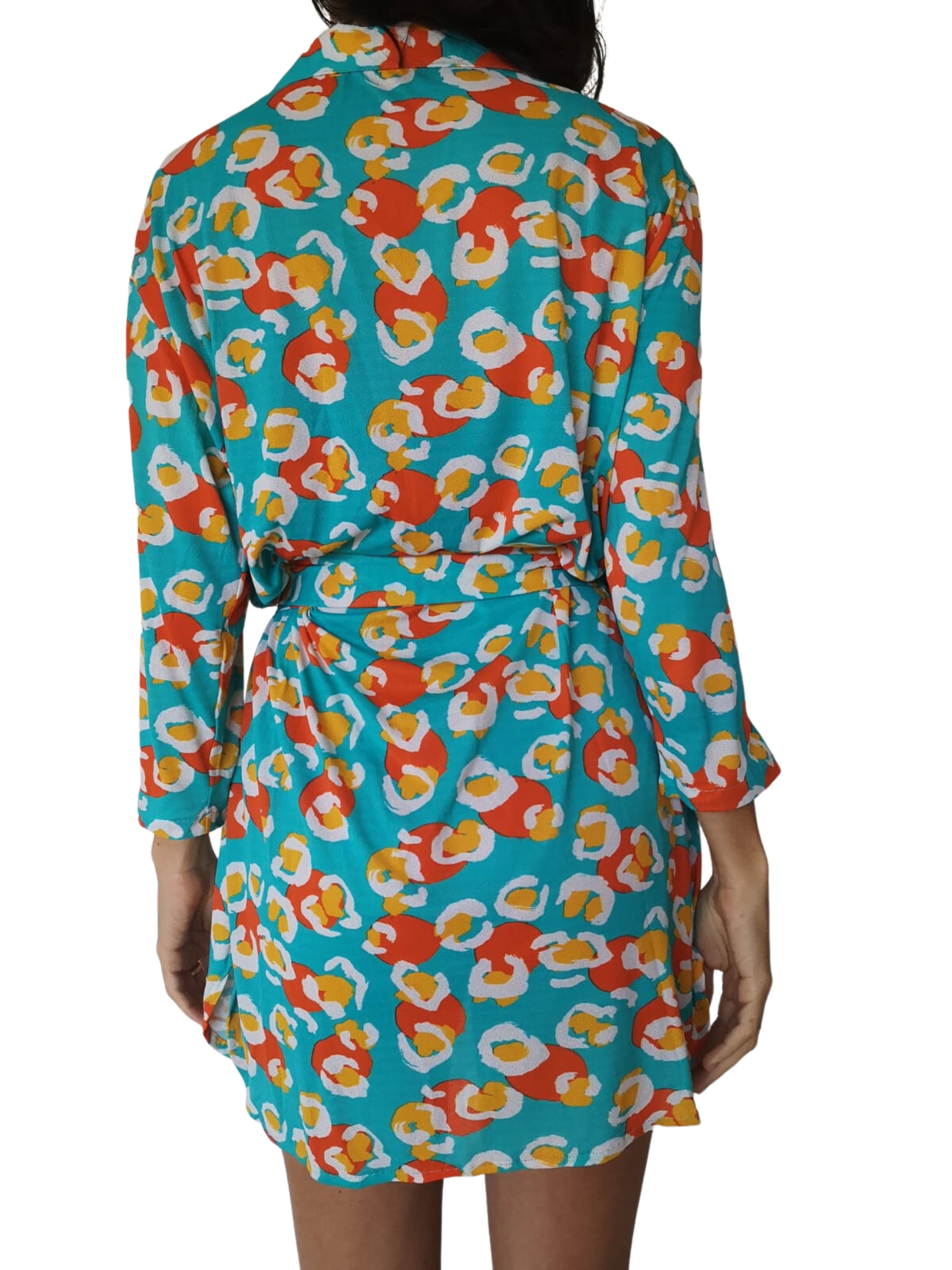 Vestido-Camisa Dubai Chemise Multicolor