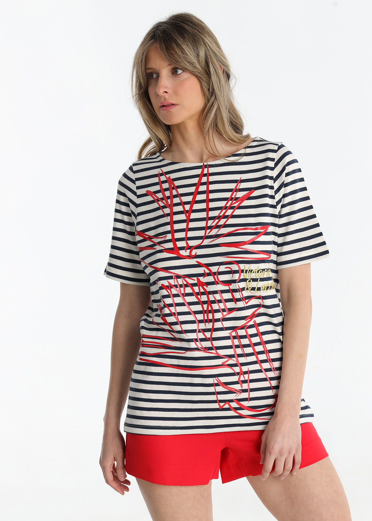 T-Shirt Senhora Azul