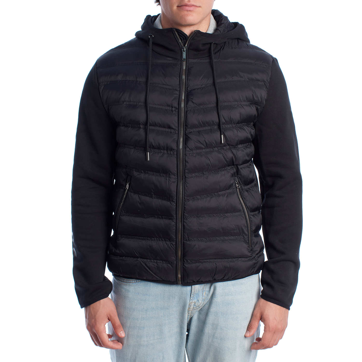 Casaco Acolchoado Homem Preto