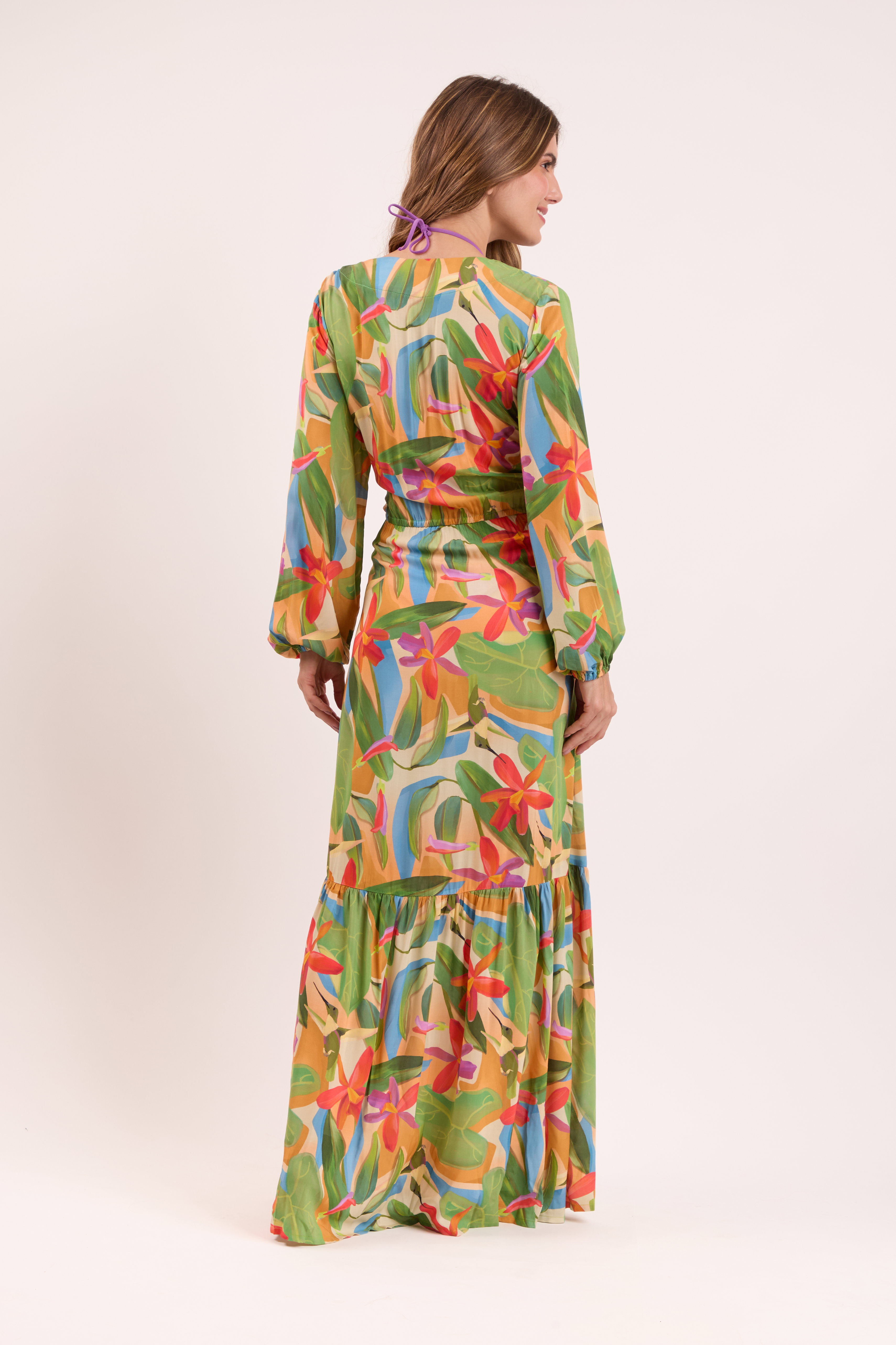 Vestido Tropical Verona Verde