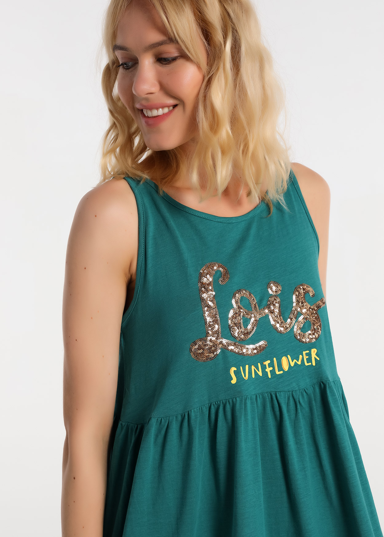 Vestido Midi Senhora Verde